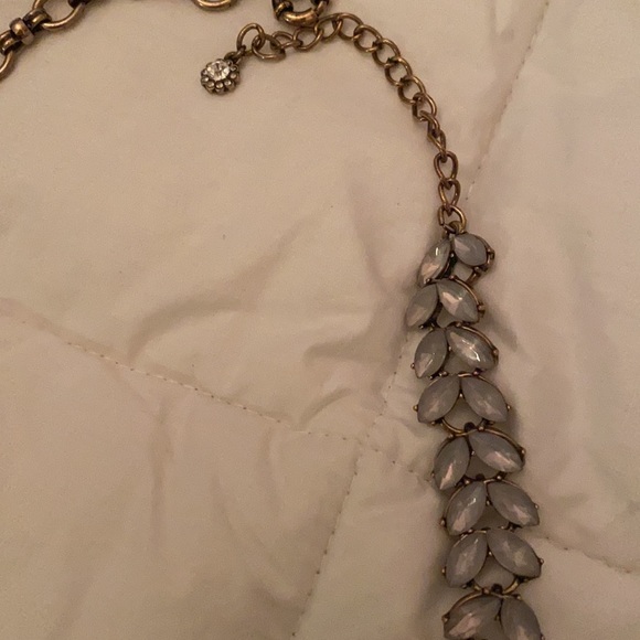 Bronze, pearl and crystal studded necklace - Picture 4 of 4